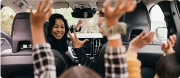 Happy customer handshake