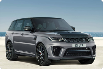 Silver Range Rover